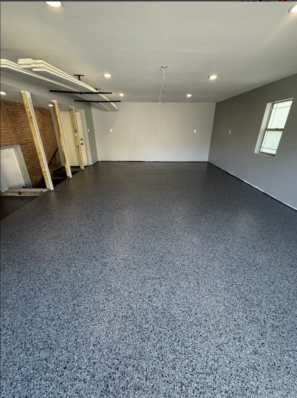 Polyaspartic garage floor coating installed in Alexandria VA by Mod Garage of Nova